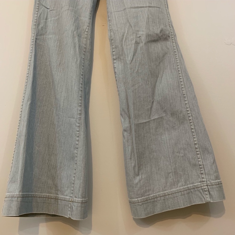 Anthropologie Bica Cheia Wide Leg Jeans Light Wash - Picture 5 of 8